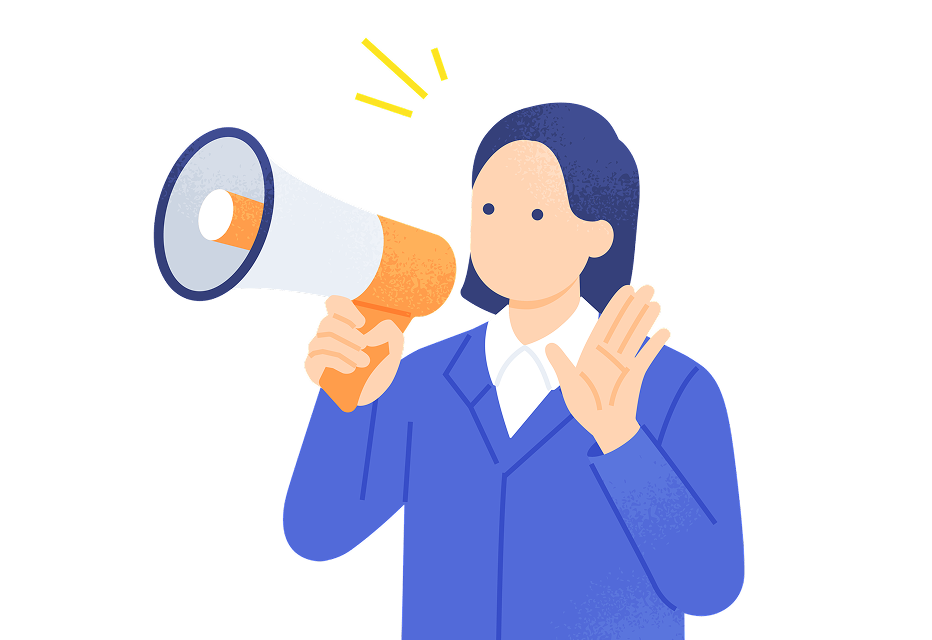 誠実な対応を約束するスタッフ